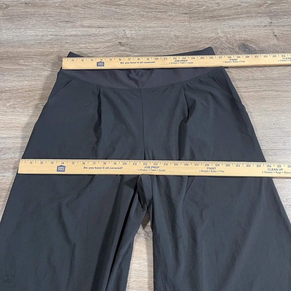 Title Nine Women's Pants Round Trip Wide Leg Crop Outdoor Athleisure L Black - Picture 5 of 9